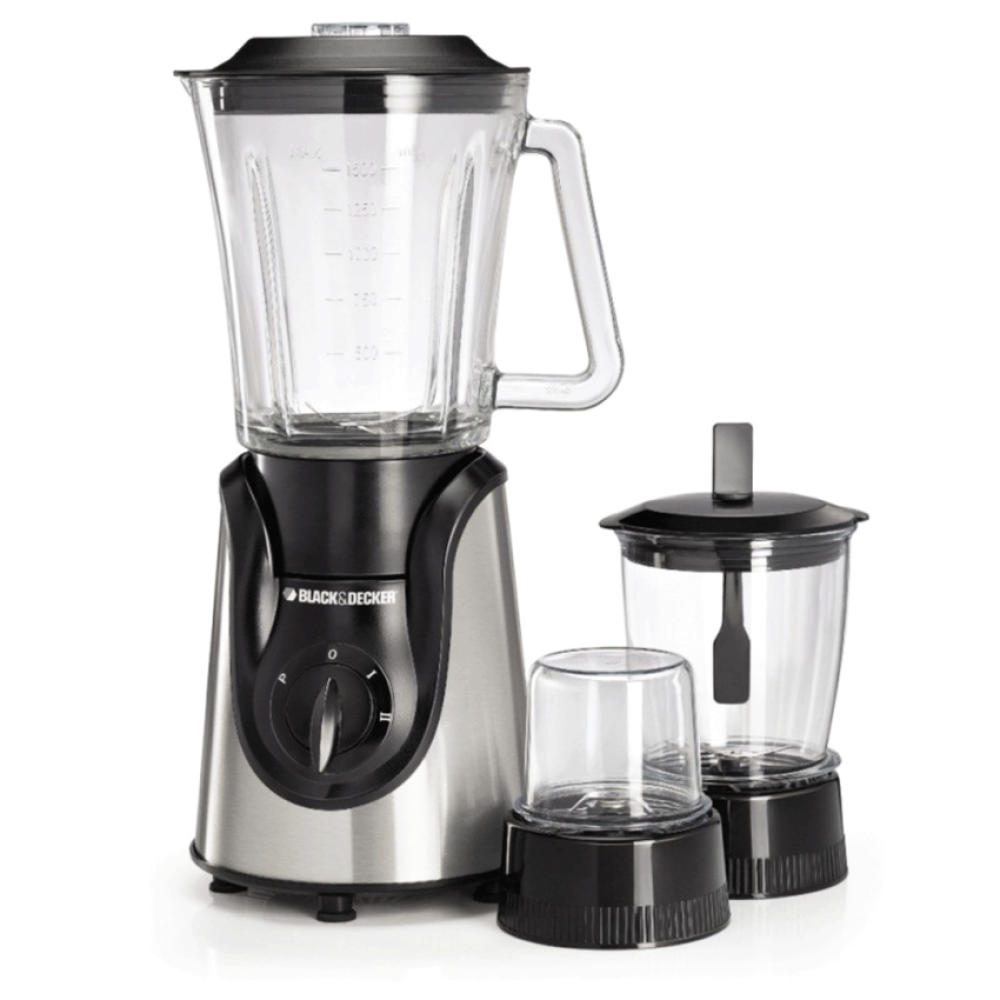 خلاط زجاجي 0 600 واط بلاك اند ديكر 600W GLASS BLENDER WITH G — صورة 4