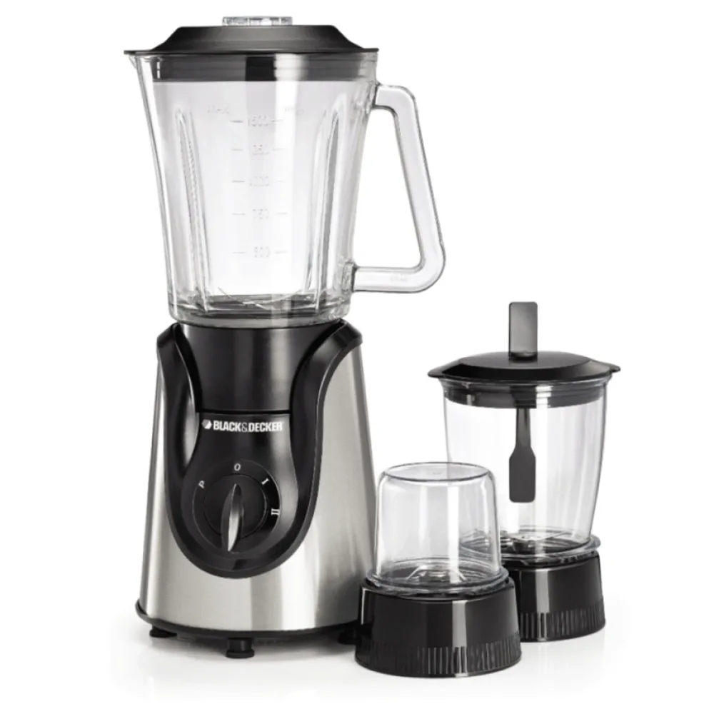 Black+Decker Glass Blender 600 W 600W GLASS BLENDER WITH GRINDER · BX600G-B5
