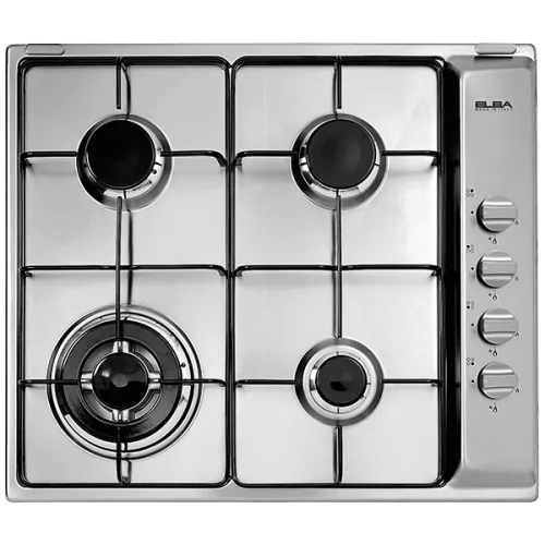 Elba Built-in Gas Hob 60 cm, 4 Burners, Light Grates ( Large Burner) (Side) · ASENS60440XD