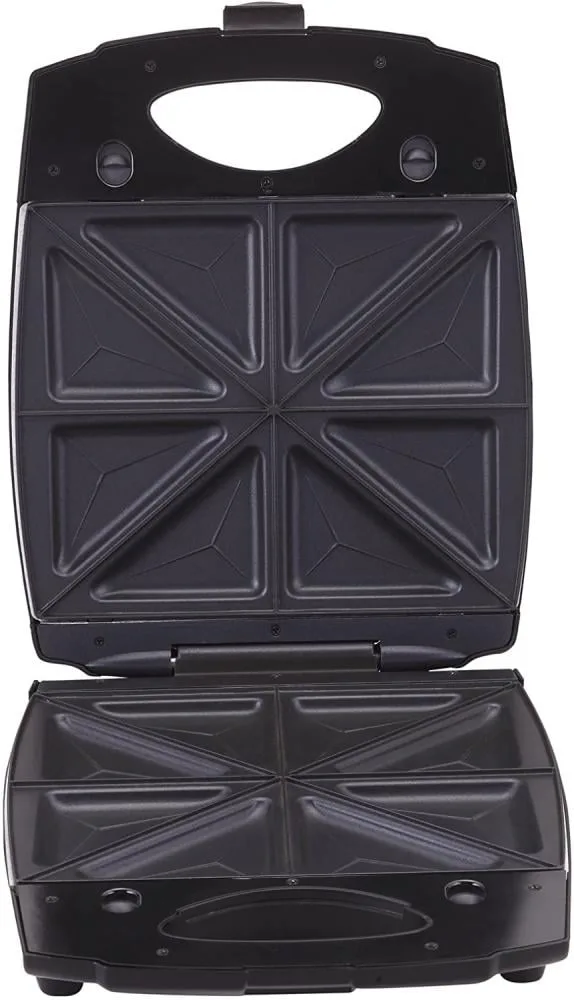 Black+Decker Sandwich Maker & Grill, 4 Slices, 1400 W, Black · TS4080-B5