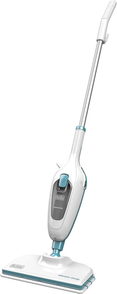 ممسحة بخار ابيض/ازرق 1300 واط بلاك اند ديكر 1300W STEAM-MOP — صورة 2