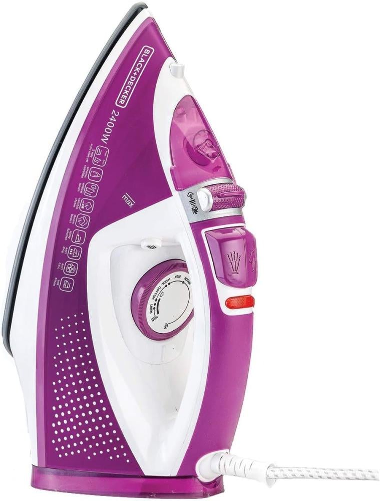 كاوية بخار 0 2400 واط بلاك اند ديكر 2400W STEAM IRON WITH CE — صورة 2
