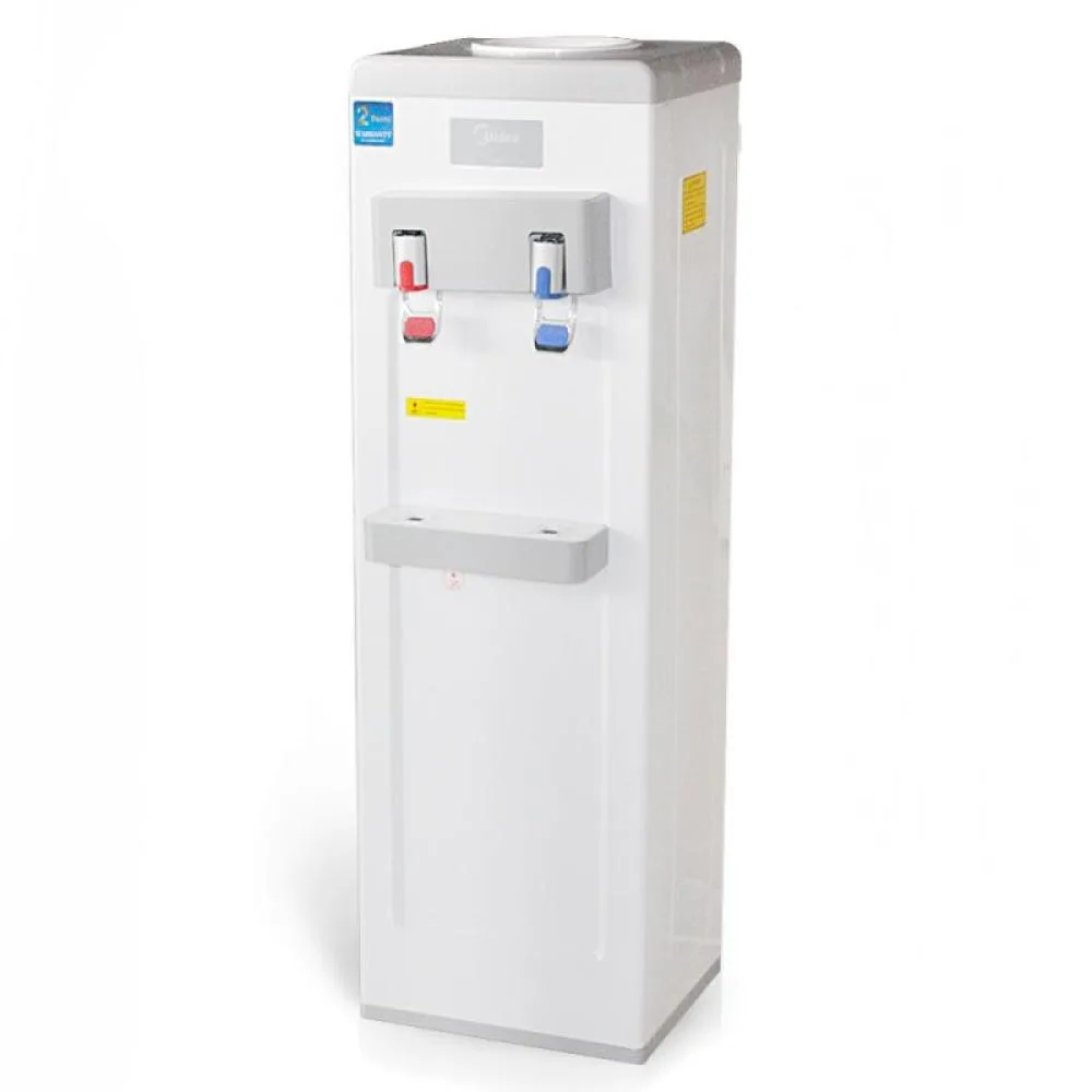 Midea Top-Loading Water Dispenser, Hot & Cold, White, Front Push Tap · YL1932S
