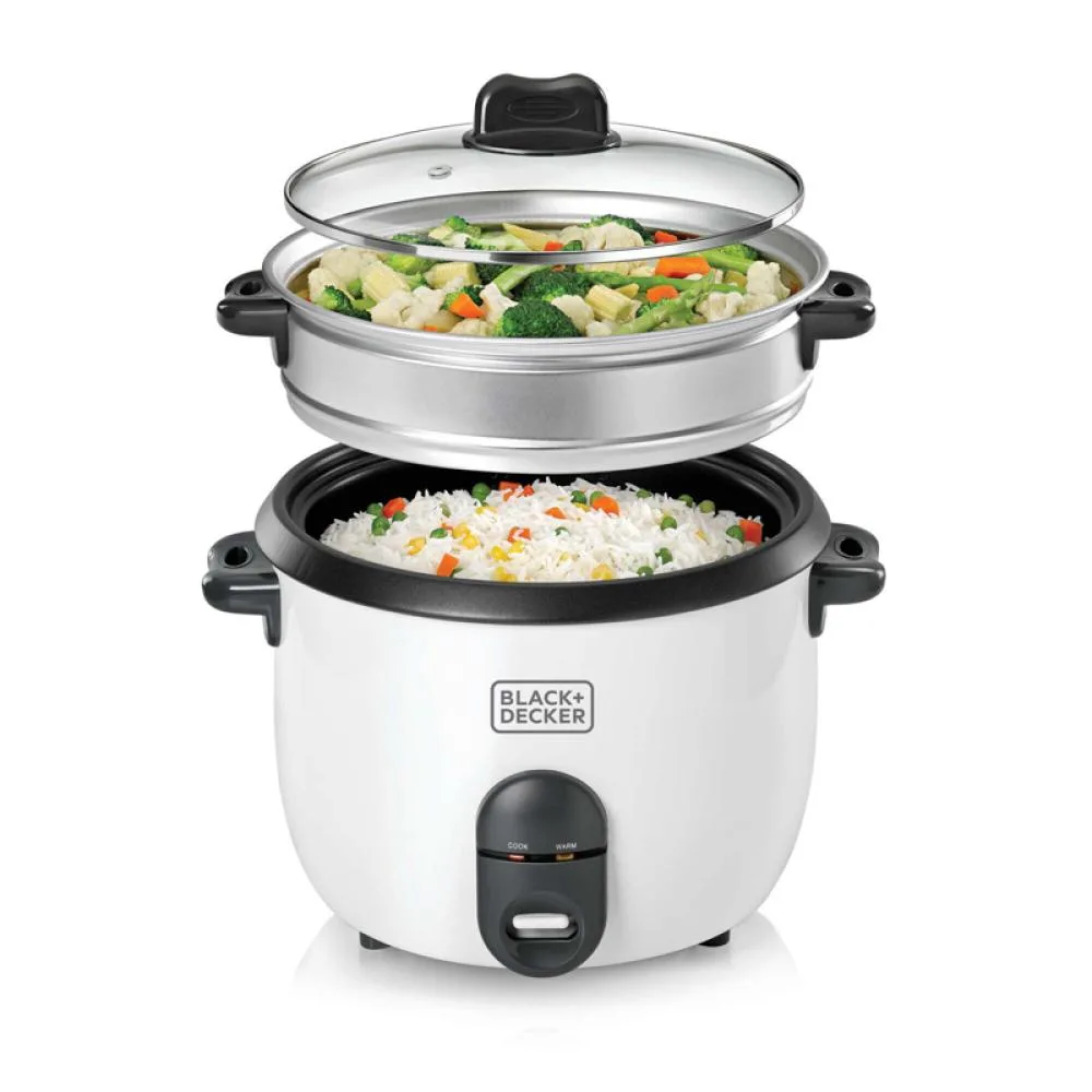 Black+Decker Electric Rice Cooker 1.8 L 1.8L NON-STICK RICE COOKER + · RC1860-B5