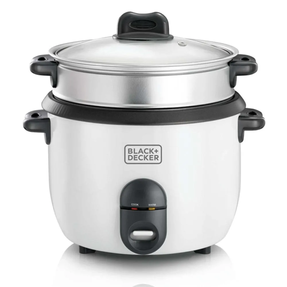 Black+Decker Electric Rice Cooker 1.8 L 1.8L NON-STICK RICE COOKER + · RC1860-B5