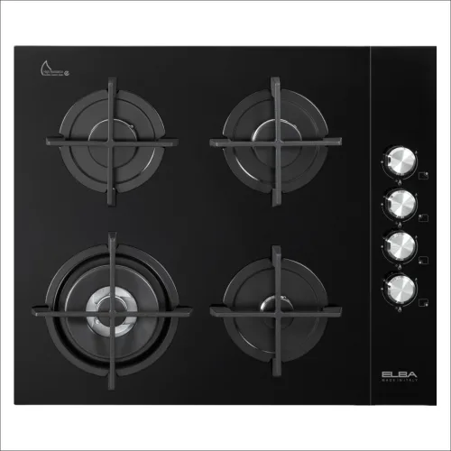 Elba Built-in Gas Ceramic Hob 60 cm, 60 cm Ceramic, 4 Burners – New · ASEN42455C
