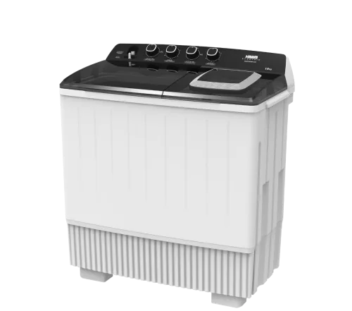 HAM Twin-Tub Washing Machine 18 kg – White · HWM18000-23X