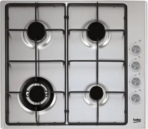 Beko Built-in Gas Hob 60 cm – 4 Burners · HIZG 64121 SXL