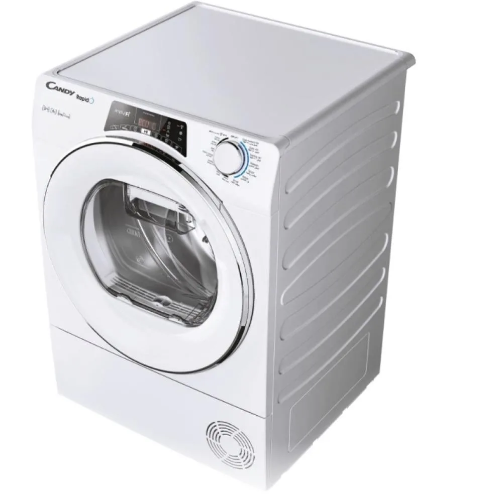 Candy Heat Pump Clothes Dryer 9 kg, White - Wi-Fi - Bluetooth ยท ROH9A2TCEZ/1-19 - Image 4