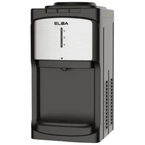 Elba Countertop Water Dispenser, Black, 3 Taps, 3 Push Buttons · WD-TR83-B