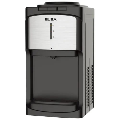 Elba Countertop Water Dispenser, Black, 3 Taps, 3 Push Buttons · WD-TR83-B