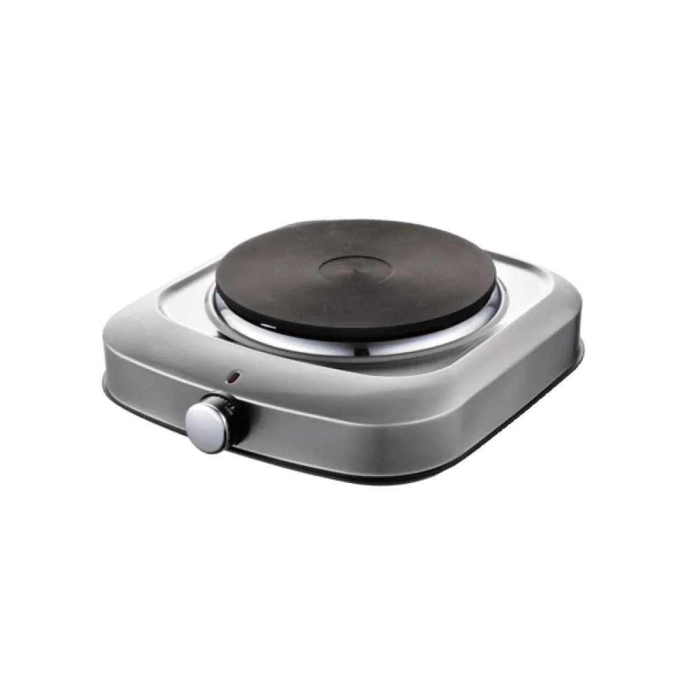 Homex Electric Hot Plate 1400 W, Heat-Insulated, Silver ยท 69190