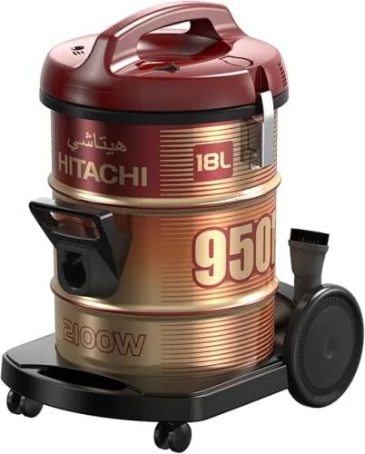Hitachi Canister Vacuum 18 L, Red, 2100 W · CV-950HWR
