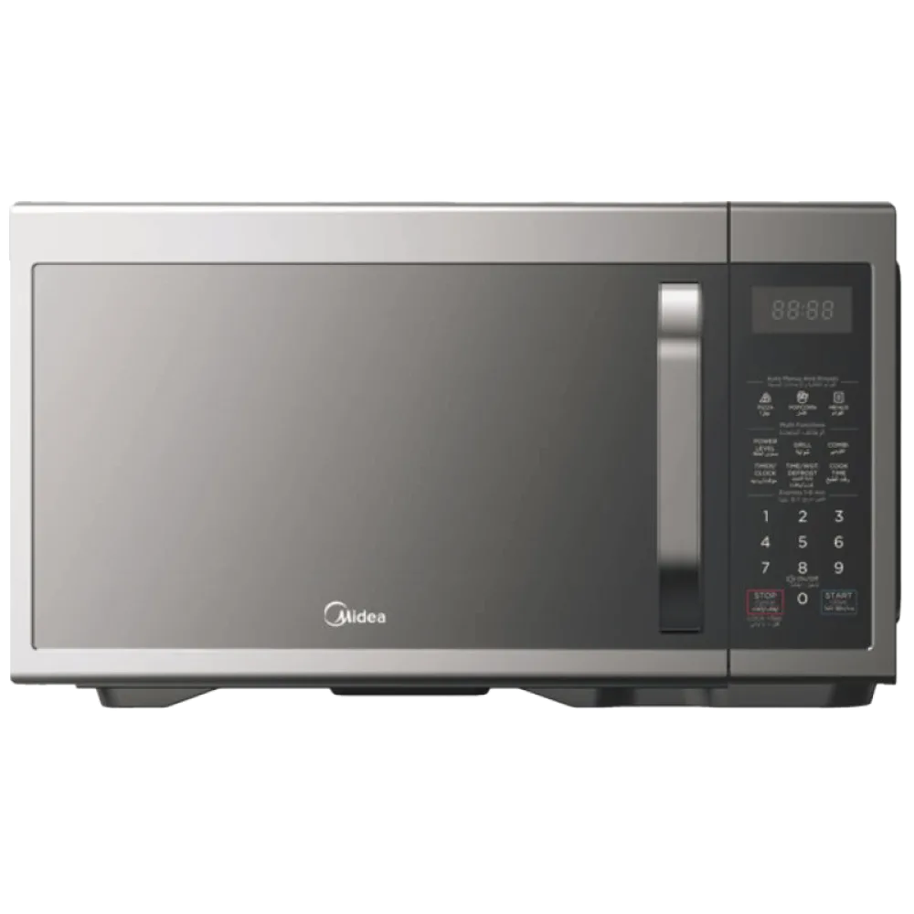 Midea Electric Microwave / Grill 31 L / 31, Silver Black, Made in China · EG131BS