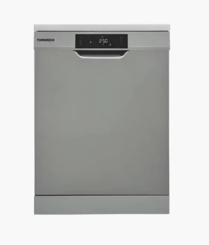 Tornado Dishwasher, 15 Place Settings, 3 Racks, 6 Programs, Silver (Auto Open) · TDG-MN1563-TSK