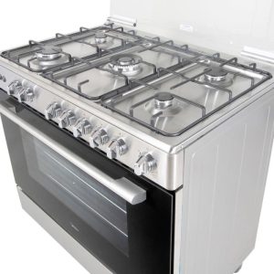 طباخ قائم ستيل 90*60 سم ميديا ستيل غاز صنع في الصين 36LMG5G030