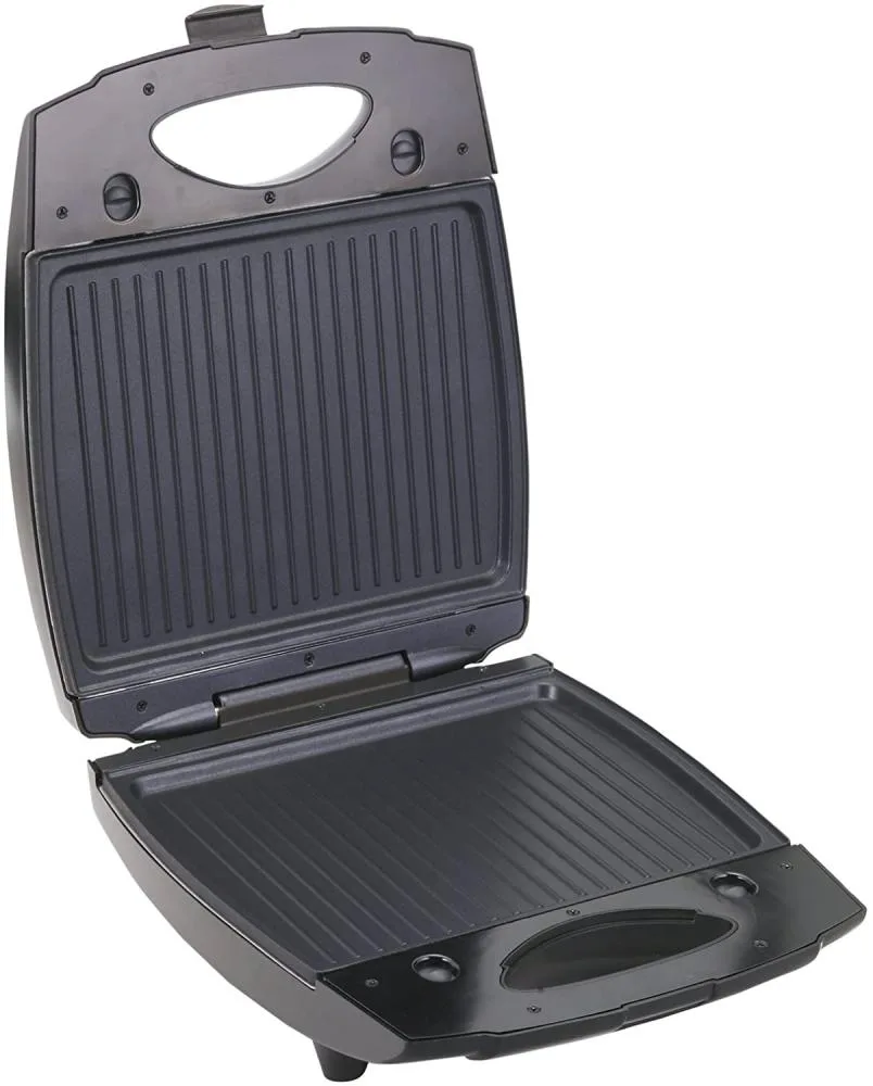 Black+Decker Sandwich Maker & Grill, 4 Slices, 1400 W, Black · TS4080-B5