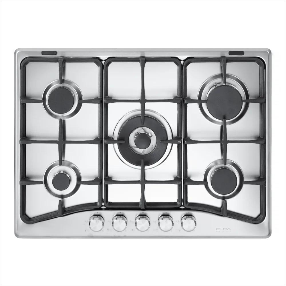 Elba Built-in Gas Hob 70 cm, Teflon, 5 Burners, Heavy-Duty · ASEN75545XD
