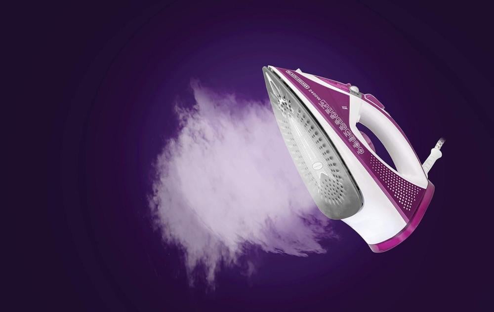 كاوية بخار 0 2400 واط بلاك اند ديكر 2400W STEAM IRON WITH CE — صورة 3
