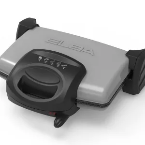 Elba Contact Sandwich Maker & Grill, Gray, 1800 W · ELBA208GRAY