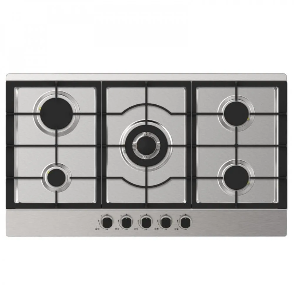 Midea Built-in Gas Hob 90 cm – Auto Ignition, 5 Burners with Function · 90SQ005 | Display unit, sold as is