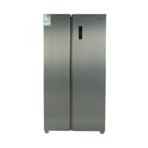 ثلاجة بابين جنبا الى جنب فضي 20 قدم فيشر - 581 لتر - صنع في الصين FRSS800HIS