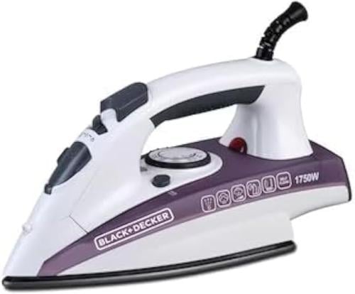 كاوية بخار 0 1750 واط بلاك اند ديكر 1750W STEAM IRON WITH NO