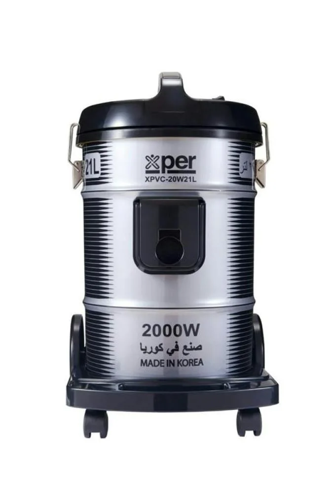 Xper Canister Vacuum 2000 W – Korean, 2000 W, 21 L, Black* Silver · XPVC-20W21L