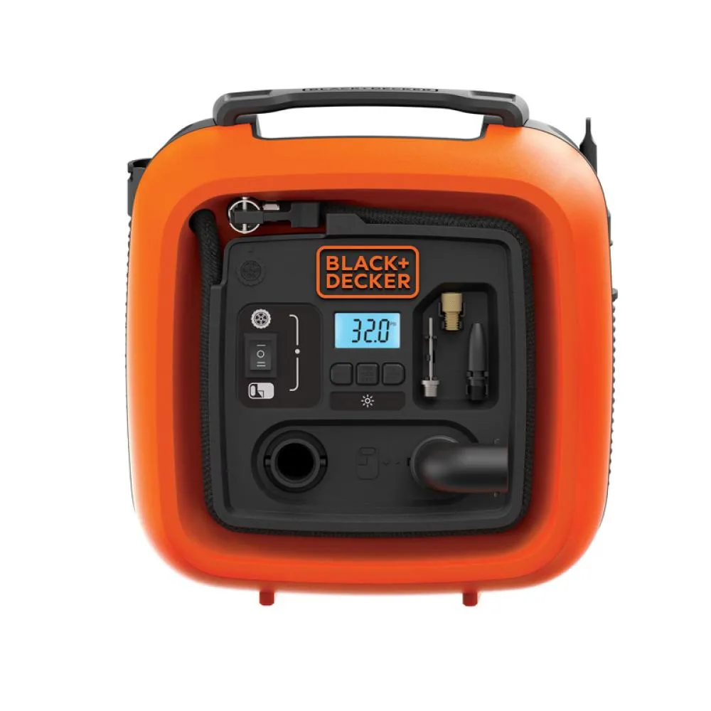 Black+Decker Air Compressor 12 V, 160 PSI · ASI400-XJ