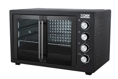 Xper Countertop Oven 60, 2000 W – 60 L, Fan, Double Door, Black - Electric · XPTO60L-24