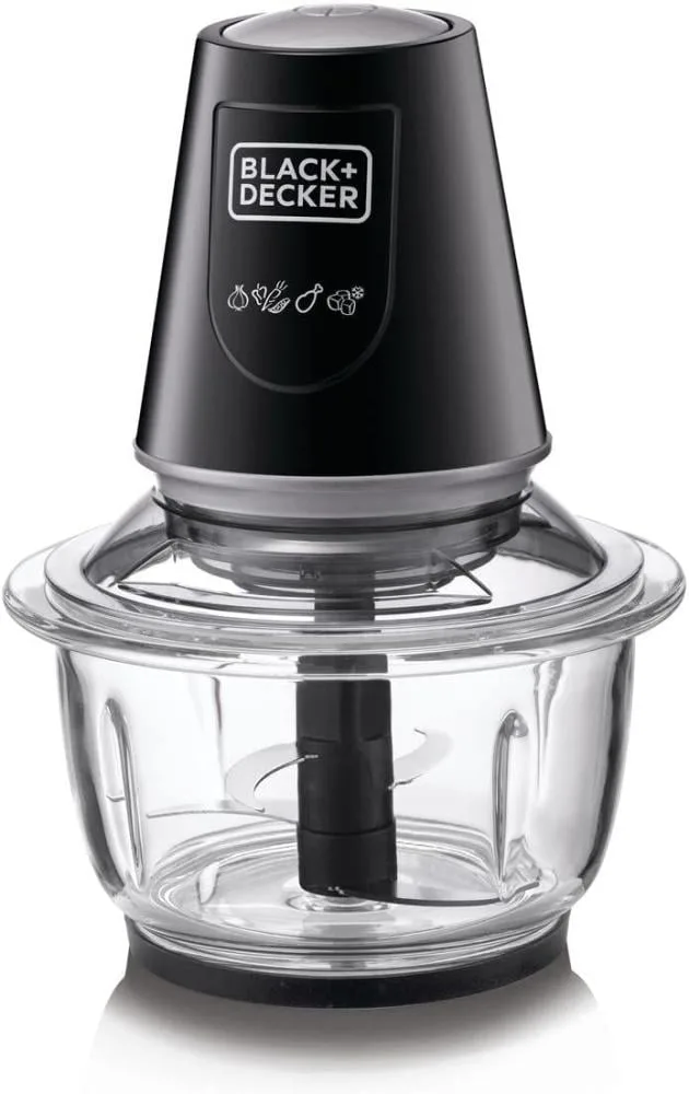 Black+Decker Glass Chopper 400 W, 1.2 L · GC430-B5