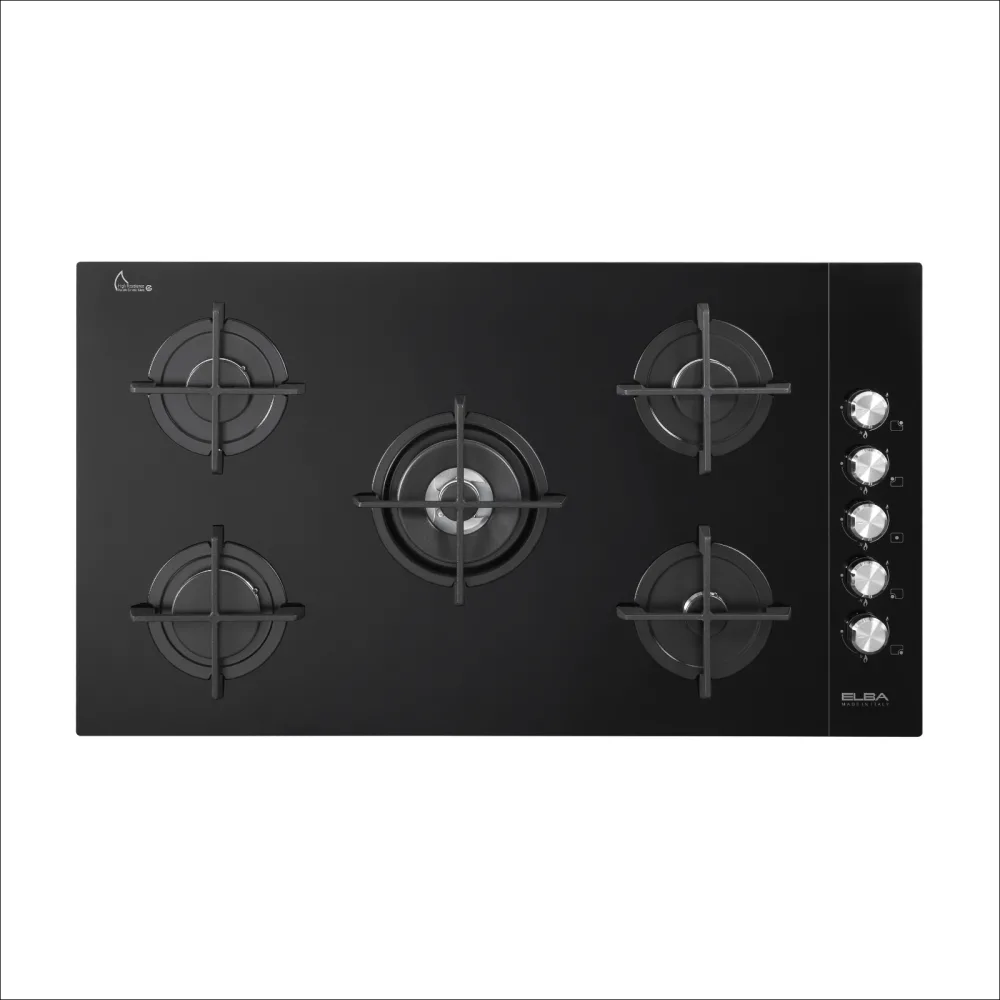 Elba Built-in Gas Ceramic Hob 90 cm, 5 Burners, Royal, White · ASEN95455CGWW