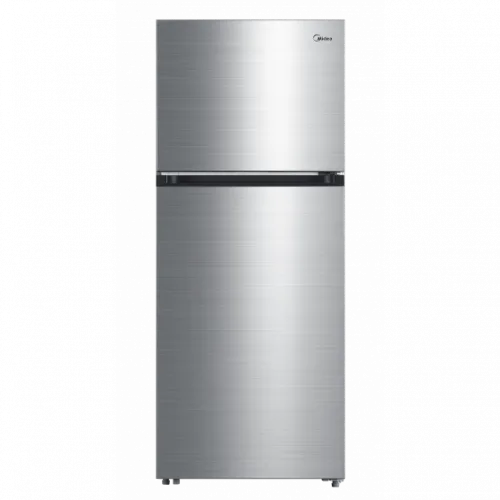 Midea Top-Freezer Refrigerator 410.3 L, 14.6 cu ft – Silver · HD559FWEN