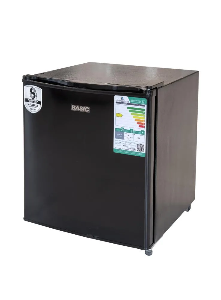 Basic Single-Door Refrigerator 48 L, Black, 1.7 cu ft · BRS-50LKS B