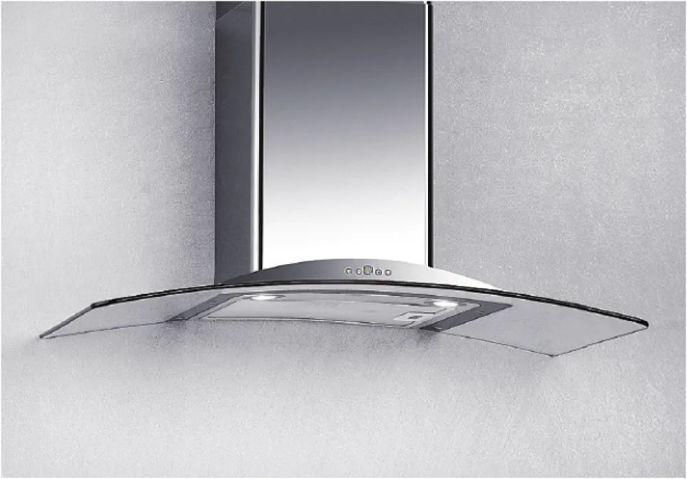 Elba Wall-Mounted Kitchen Hood 90 cm · HEN91