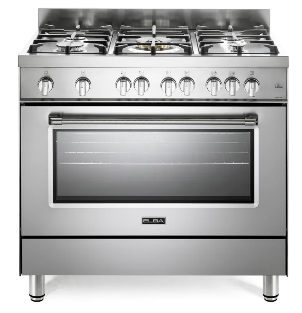 Elba Freestanding Gas Cooker 90 cm, 5 Burners, 90 cm, Double Burner · EX965FGSA