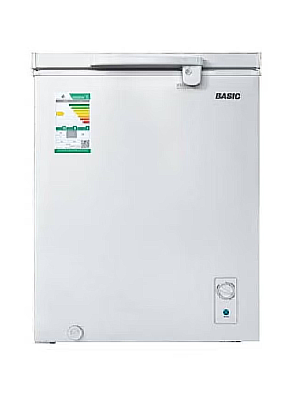 فريزر افقي 3.4 قدم 95 لتر بيسك - 95لتر أبيض 3.4 CuFt - صنع في الصين BCF-M100V