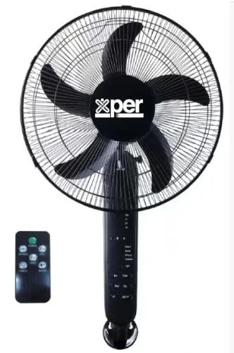 Xper Wall Fan 70 W, 16 inch, with Remote, Made in China XPVF-600W