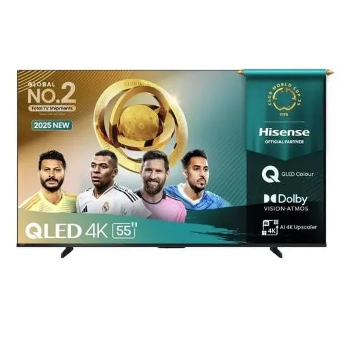 Hisense 55-inch QELD LED TV, VIDAA OS, 144HZ, Made in China 55Q612Q