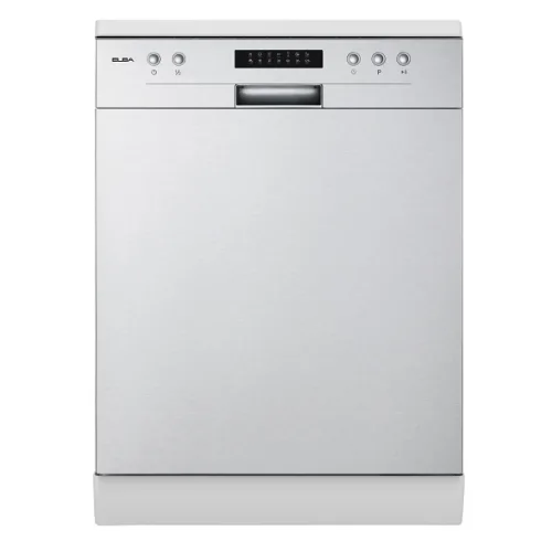 Elba Dishwasher, 6 Programs, 12 Place Settings, Steel, Made in China ELBA9444STEEL1