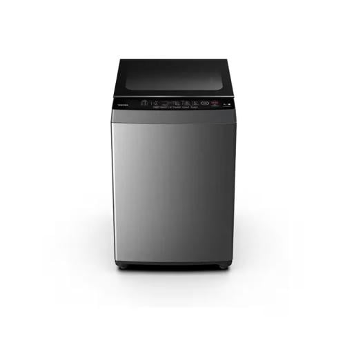 توشيبا غسالة أتوماتيك 10 كغ - تحميل علوي - فضي - AW-M1100PUPBB(SG)