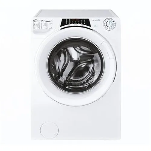 Candy Front-Load Washing Machine 5 kg, Candy Washer 8 kg Wash, 5 kg Dry, 1400 rpm – Inverter – Steam- Smart Connectivity Wi-Fi + Bluetooth – Energy Label Rating A – Power 220V/60HZ- White ROW4854DXHZ-19 – (Dent on the corner ) (No carton )