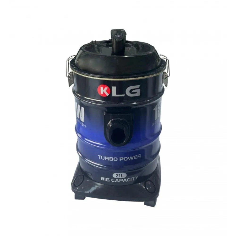 KLG Canister Vacuum 21 L, 1800 W – Black and Blue – KLG1800V