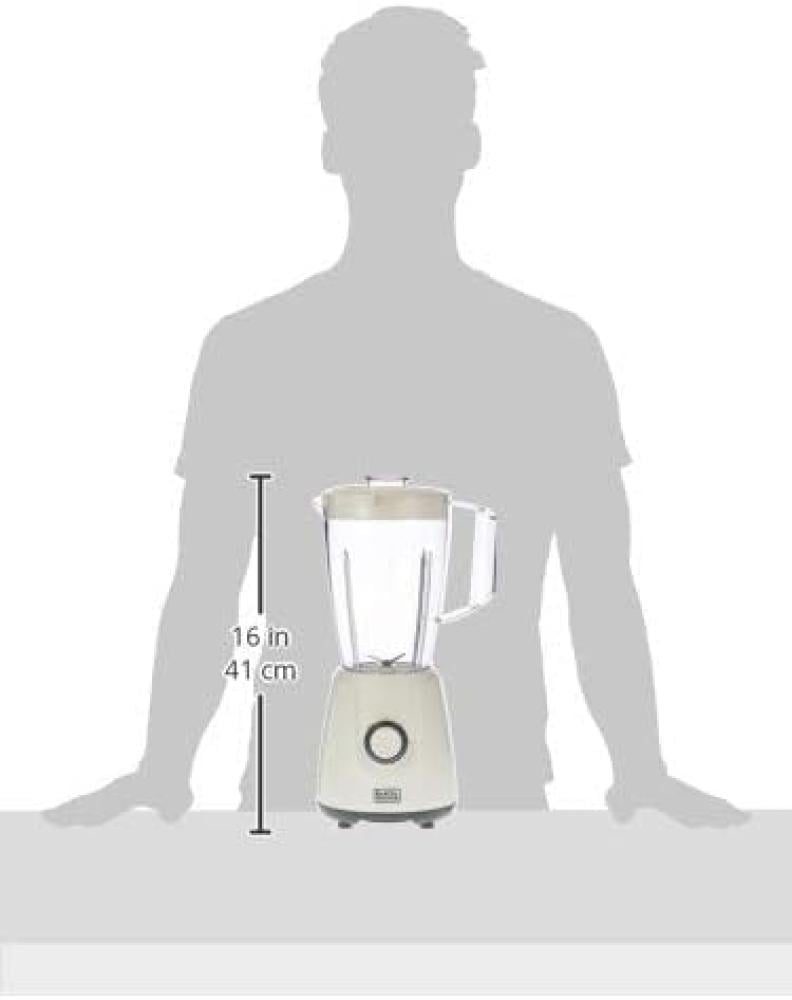 Black+Decker Blender 400 W, 400W BLENDER WITH 2 GRINDER MILLS Made in China BX4000-B5