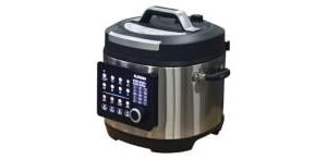 Platinum Pressure Cooker 1000 W, 6 L, 1000 W, Touch Screen with an Elegant Design and Colorful Illustrative Icons for Easy Access to the Different Features, Rust-Resistant Body Made of High-Quality 410 Stainless Steel, Rust-Resistant and Built to Last, Multi-Function with Several Cooking Modes