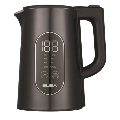 Elba Water Kettle 1.5 L, Steel EK-DD150W-BLACK SS
