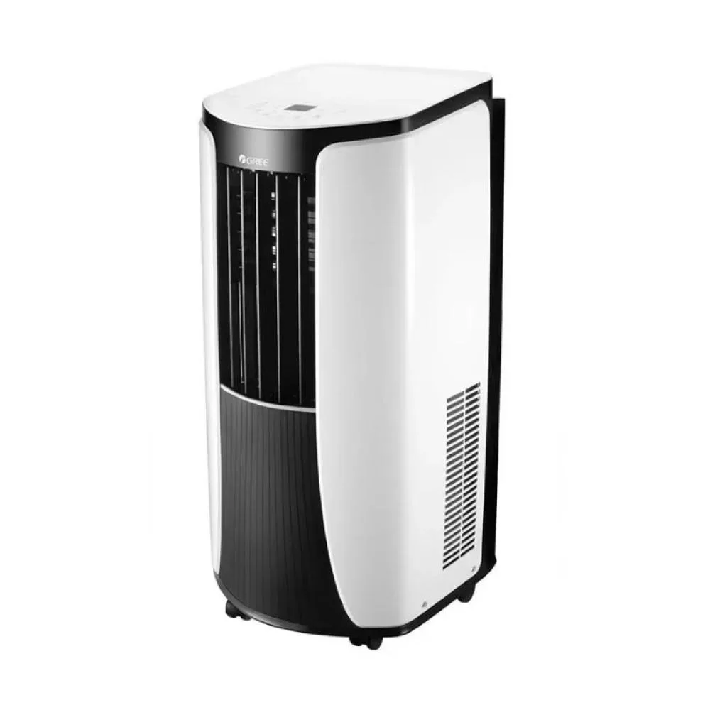 Gree Portable AC, Freon, 16000 BTU, Hot & Cold, Oil Heating with Heat Pump Technology, White and Black GPH16AL-D3NTA3A