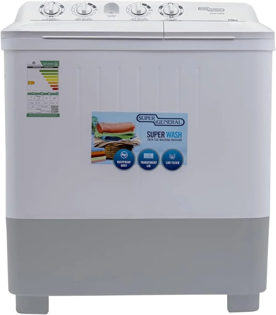 Super General Twin-Tub Washing Machine 14 kg KSGW1486N