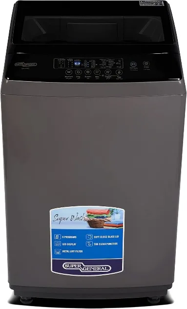 Super General Top-Load Washing Machine 10 kg KSGW1026 Silver