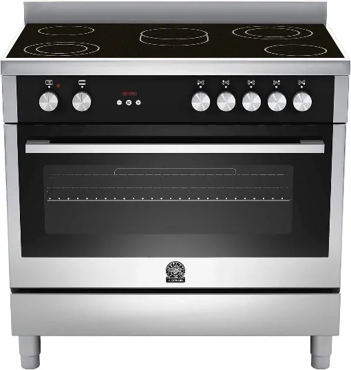 La Germania Ceramic Electric Cooker, 5 Burners, 142 L Oven, 90×60 cm · TUS9CER61LBX